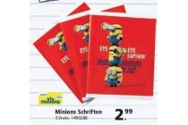 minions schriften