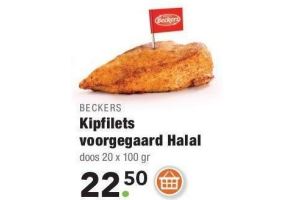 kipfilets voorgegaard halal