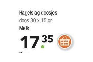 hagelslag doosjes nu eur17 35 per doos