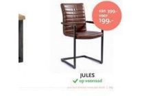 jules horizontal eetkamerstoel