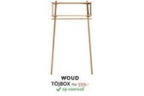 woud toejbox opbergmeubel