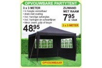 opvouwbare partytent