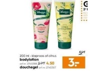 kneipp bodylotion of douchegel