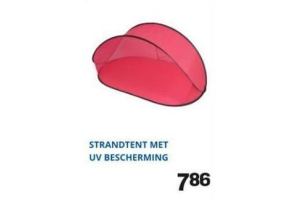 strandtent met uv bescherming