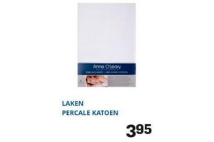 laken percale katoen