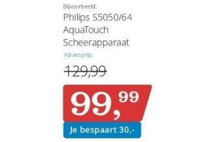 philips s5050 64 aquatouch scheerapparaat