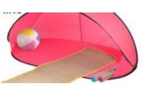 strandtent met uv bescherming