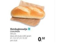 hotdogbroodje chaupain