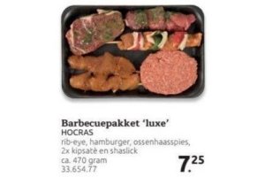 barbecuepakket luxe