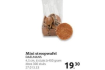 mini stroopwafels