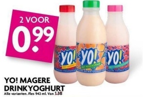 yo magere drinkyoghurt
