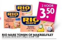 rio mare tonijn of makreelfilet