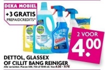 dettol glassex of cillit bang reiniger