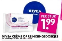 nivea creme of reinigingsdoekjes