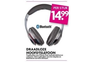 draadloze hoofdtelefoon