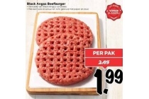 black angus beefburger