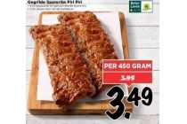 gegrilde spareribs piri piri