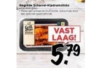 gegrilde scharrel kipdrumsticks