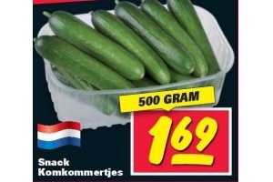 snack komkommertjes
