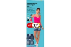 dames spaghetti top
