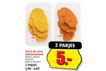 kies en mix vlees gehaktschnitzels