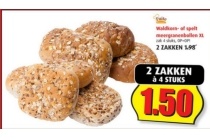 waldkorn of spelt meergranenbollen xl