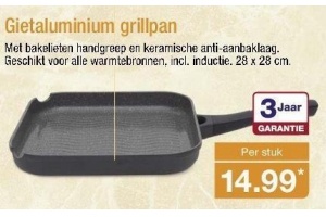 gietaluminium grillpan