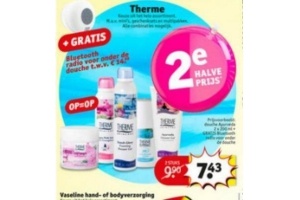 gehele assortiment therme nu 2e artikel halve prijs