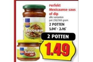 perfekt mexicaanse saus of dip