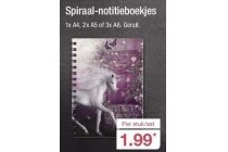 spiraal notitieboekje