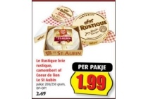 le rustique brie camembert of coeur de lion le st aubin