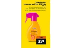 trekpleister zonnespray kids spf 50