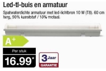 led tl buis en armatuur