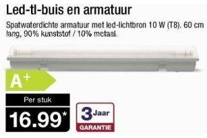 led tl buis en armatuur
