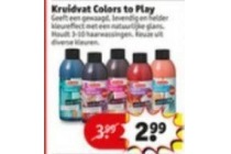 kruidvat colors to play