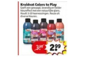 kruidvat colors to play