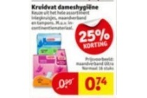 kruidvat dameshygiene