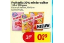 fruittella 30 minder suiker