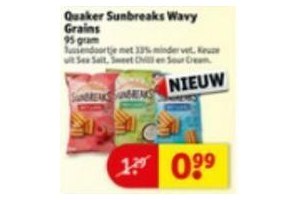 quaker sunbreaks wavy grains