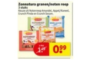 zonnatura granen noten reep
