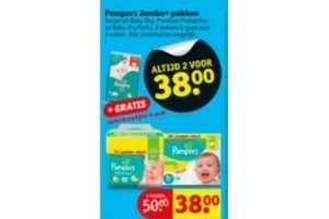 pampers jumbo pakken