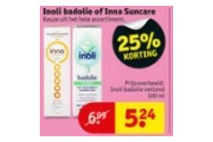 isoli badolie of inna suncare