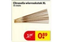 citronella wierrookstok xl