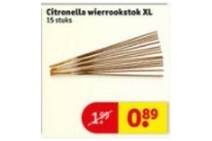 citronella wierrookstok xl