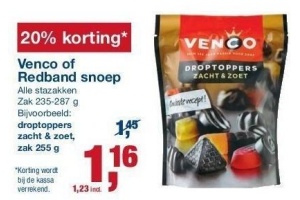 venco of redband snoep