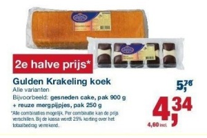 gulden krakelingen koek