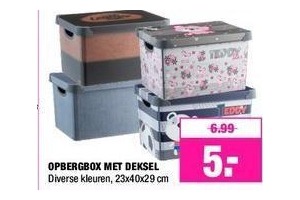 opbergbox met deksel