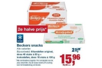 beckers snacks