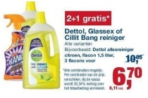 dettol glassex of cillit bang reiniger