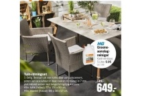 tuin diningset